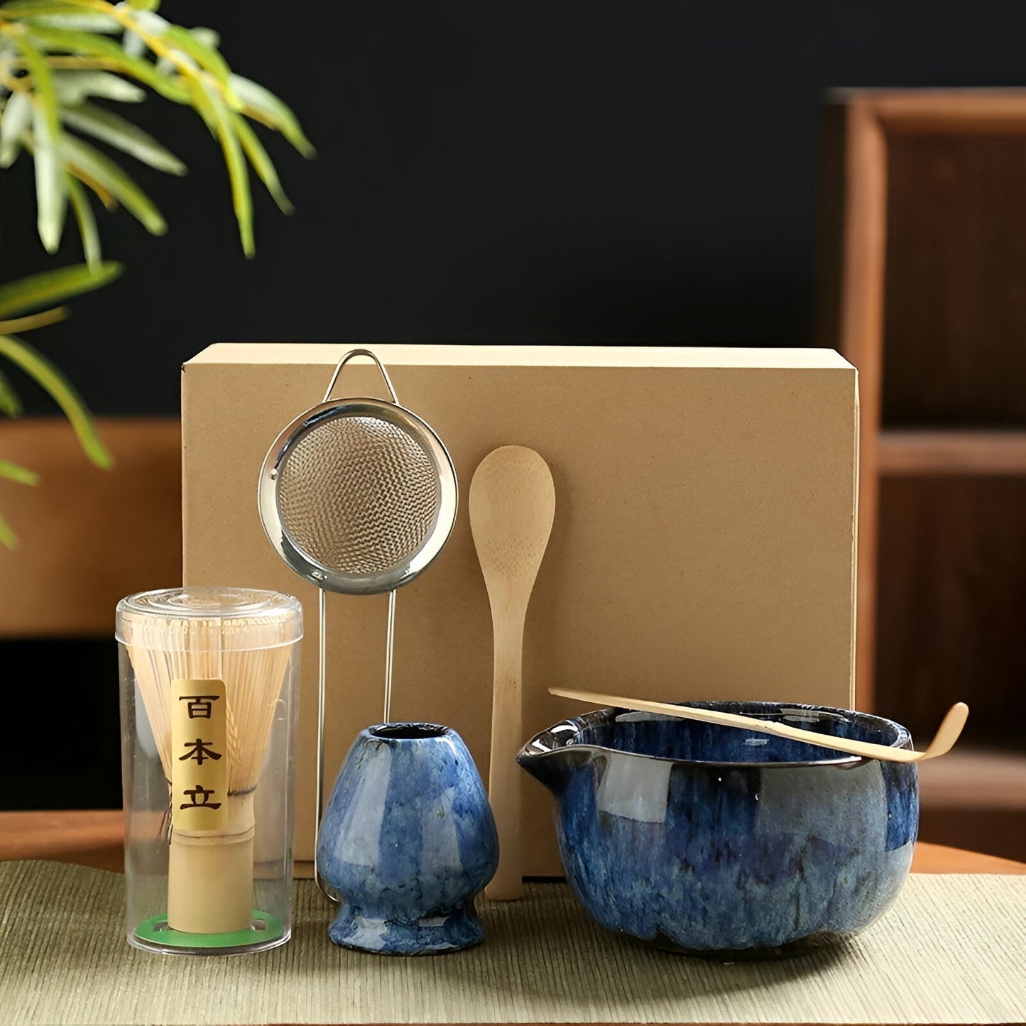Set per Matcha – Servizio da Tè Tradizionale da Regalo, 6 Pezzi per la Cerimonia del Tè in Materiali di Alta Qualità