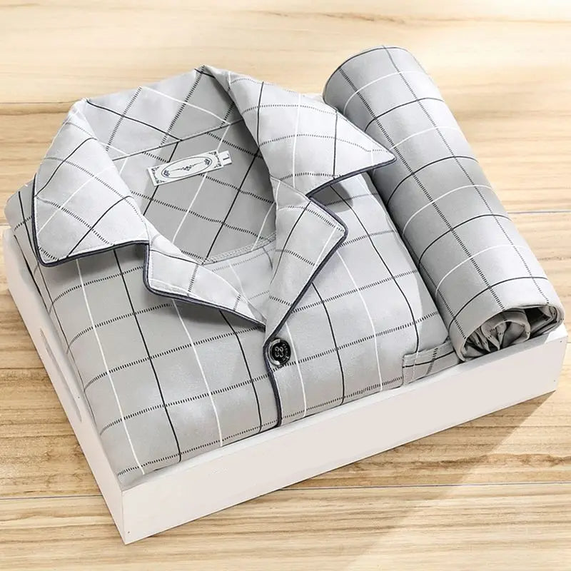 Set pigiama da uomo in stile classico