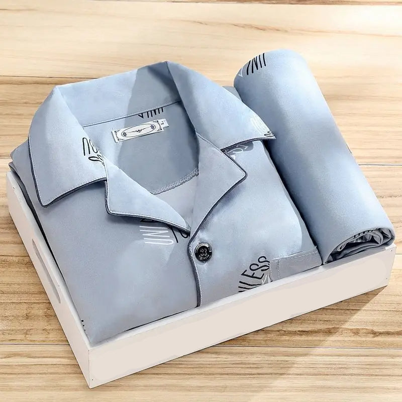 Set pigiama da uomo in stile classico
