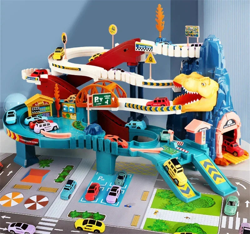 Set pista automobilistica interattiva per bambini