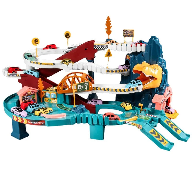 Set pista automobilistica interattiva per bambini