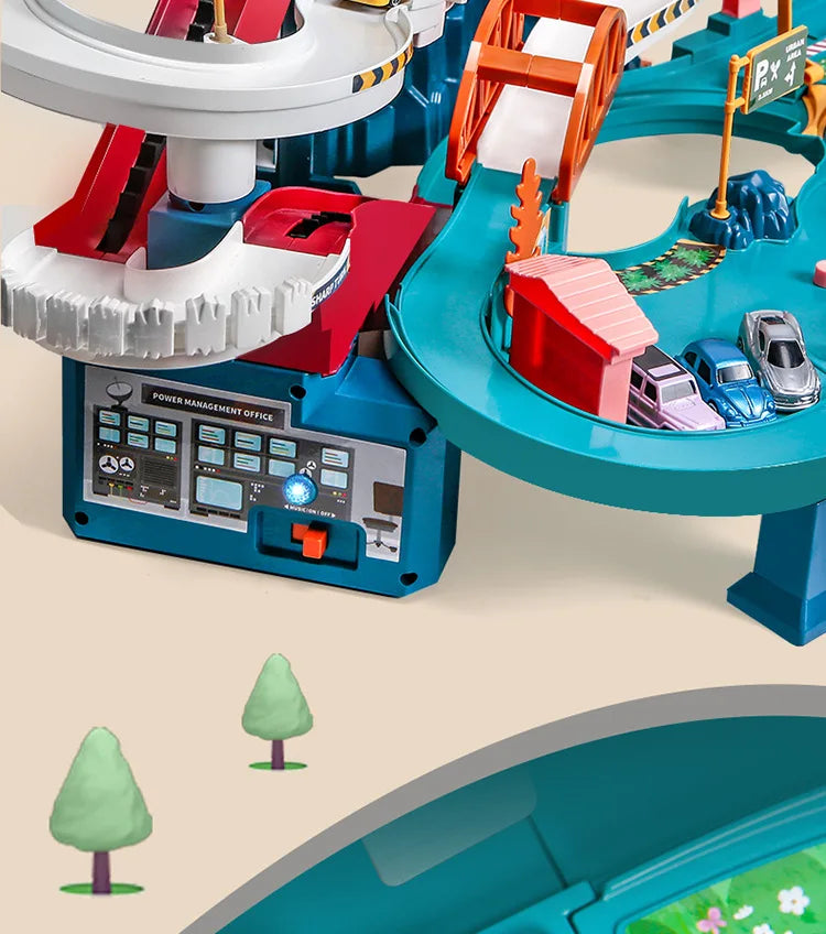 Set pista automobilistica interattiva per bambini