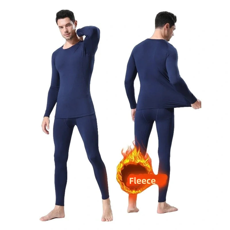 Set termico a compressione in lana da uomo – Ad asciugatura rapida