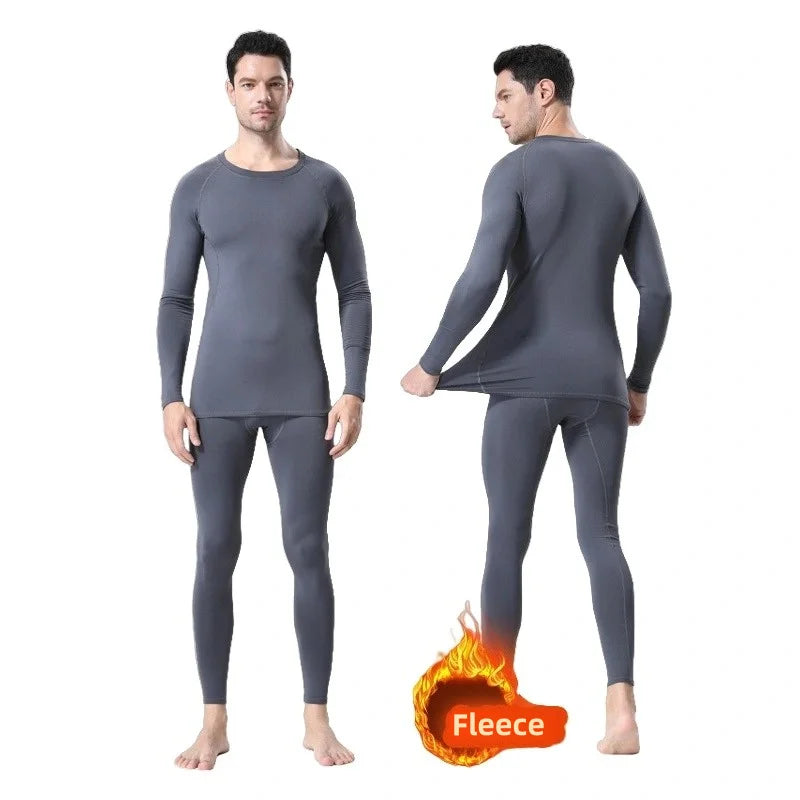 Set termico a compressione in lana da uomo – Ad asciugatura rapida