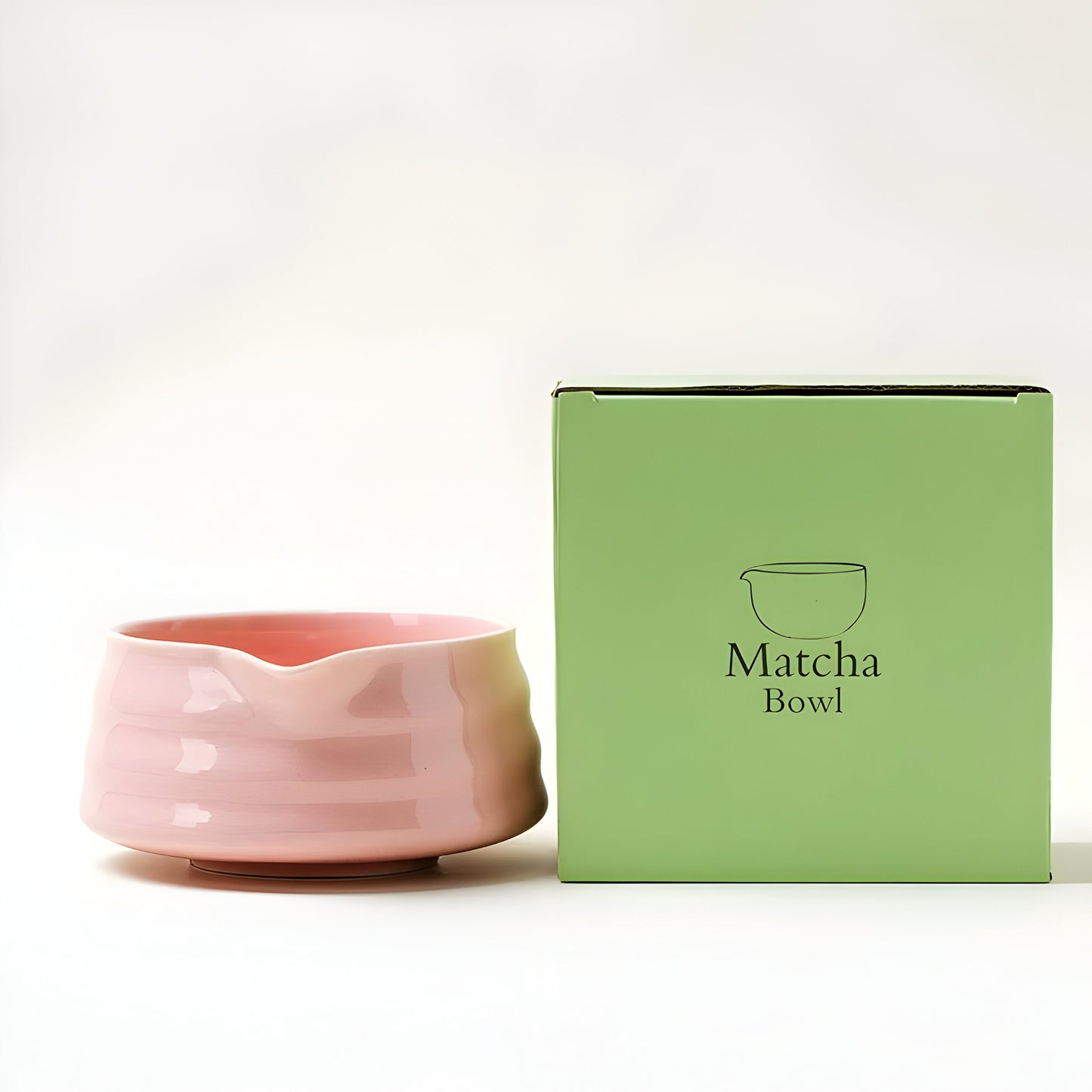 Set tradizionale per la preparazione del matcha con ciotola da casa