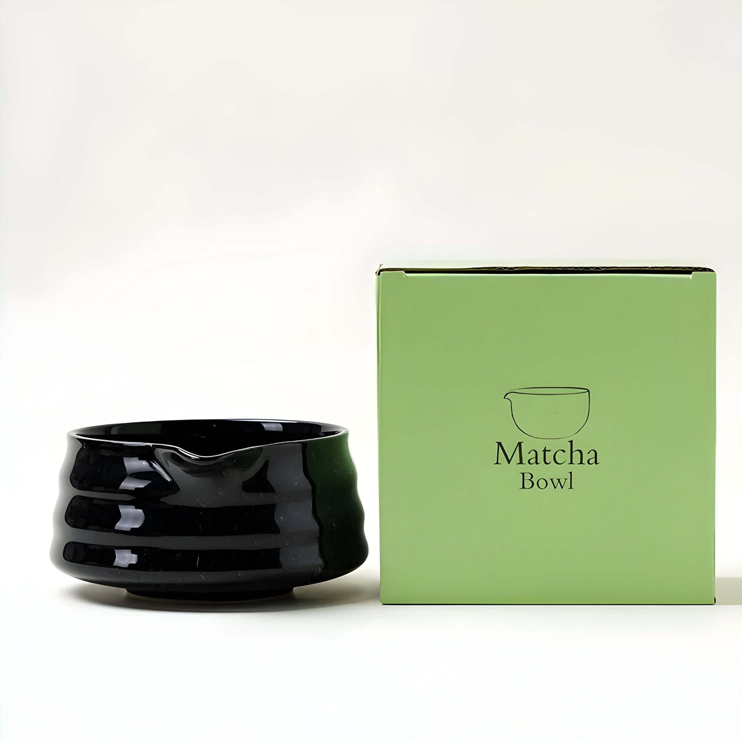 Set tradizionale per la preparazione del matcha con ciotola da casa