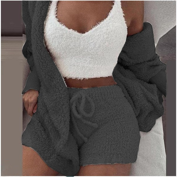 Set tre pezzi comodo | Caldo ed elegante per ogni occasione
