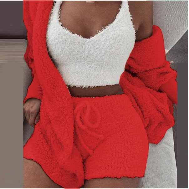Set tre pezzi comodo | Caldo ed elegante per ogni occasione