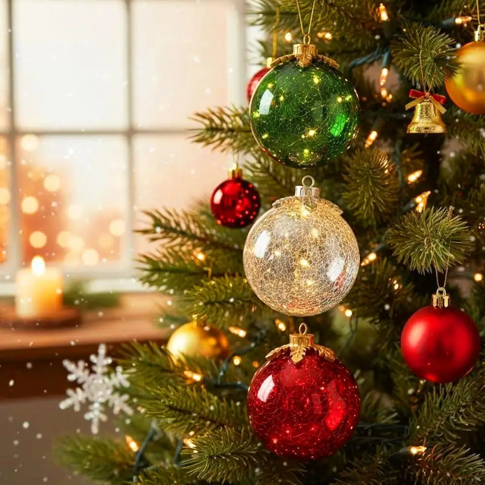 Sfera di Natale a LED – Illuminazione d'Ambiente Calda con Funzione Timer