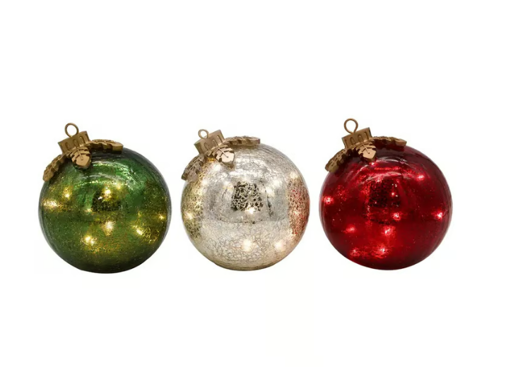 Sfera di Natale a LED – Illuminazione d'Ambiente Calda con Funzione Timer