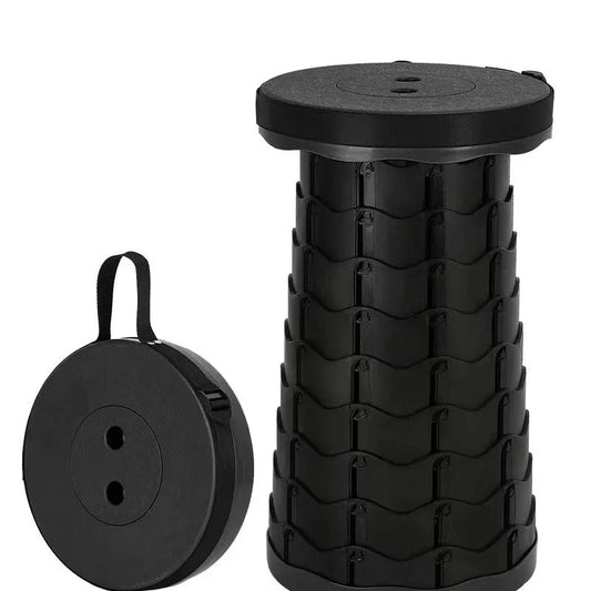 Sgabello Telescopico Pieghevole Portatile da Campeggio