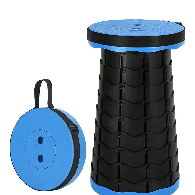 Sgabello Telescopico Pieghevole Portatile da Campeggio