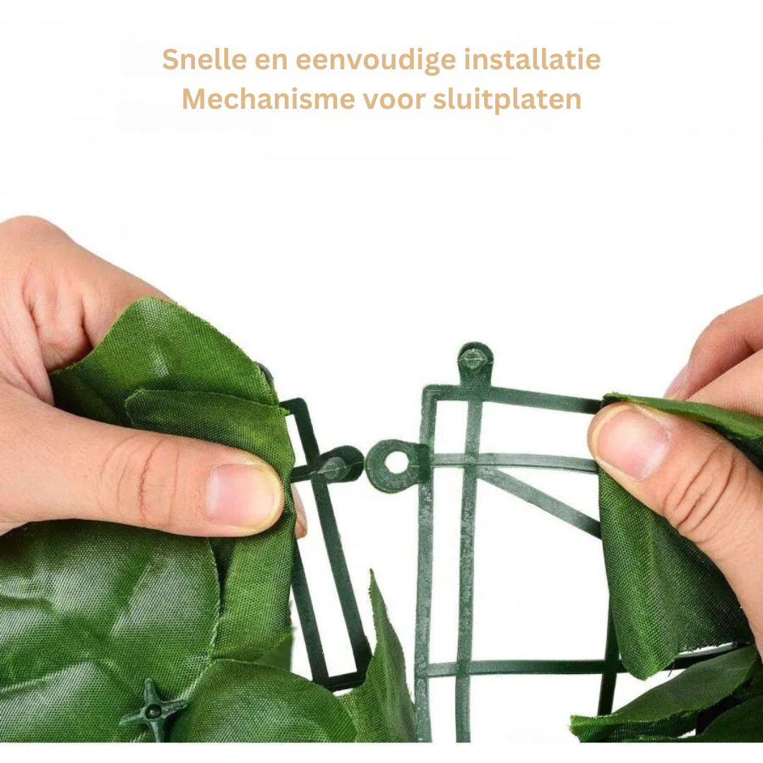 Siepe artificiale decorativa per il giardino dall'aspetto naturale