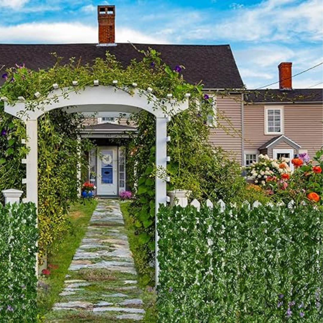 Siepe artificiale decorativa per il giardino dall'aspetto naturale