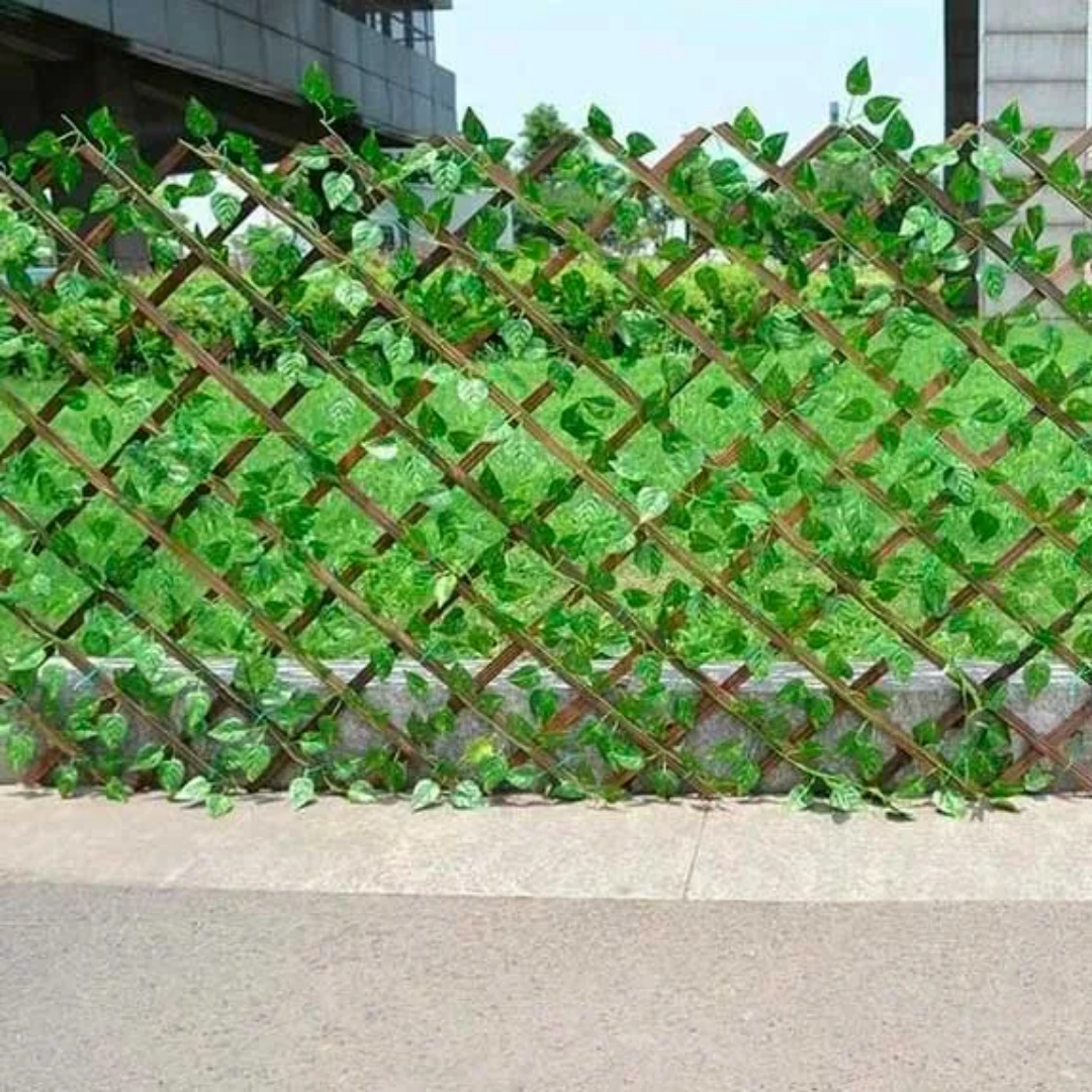 Siepe Artificiale di Edera Frangivista per una Privacy Immediata in Verde