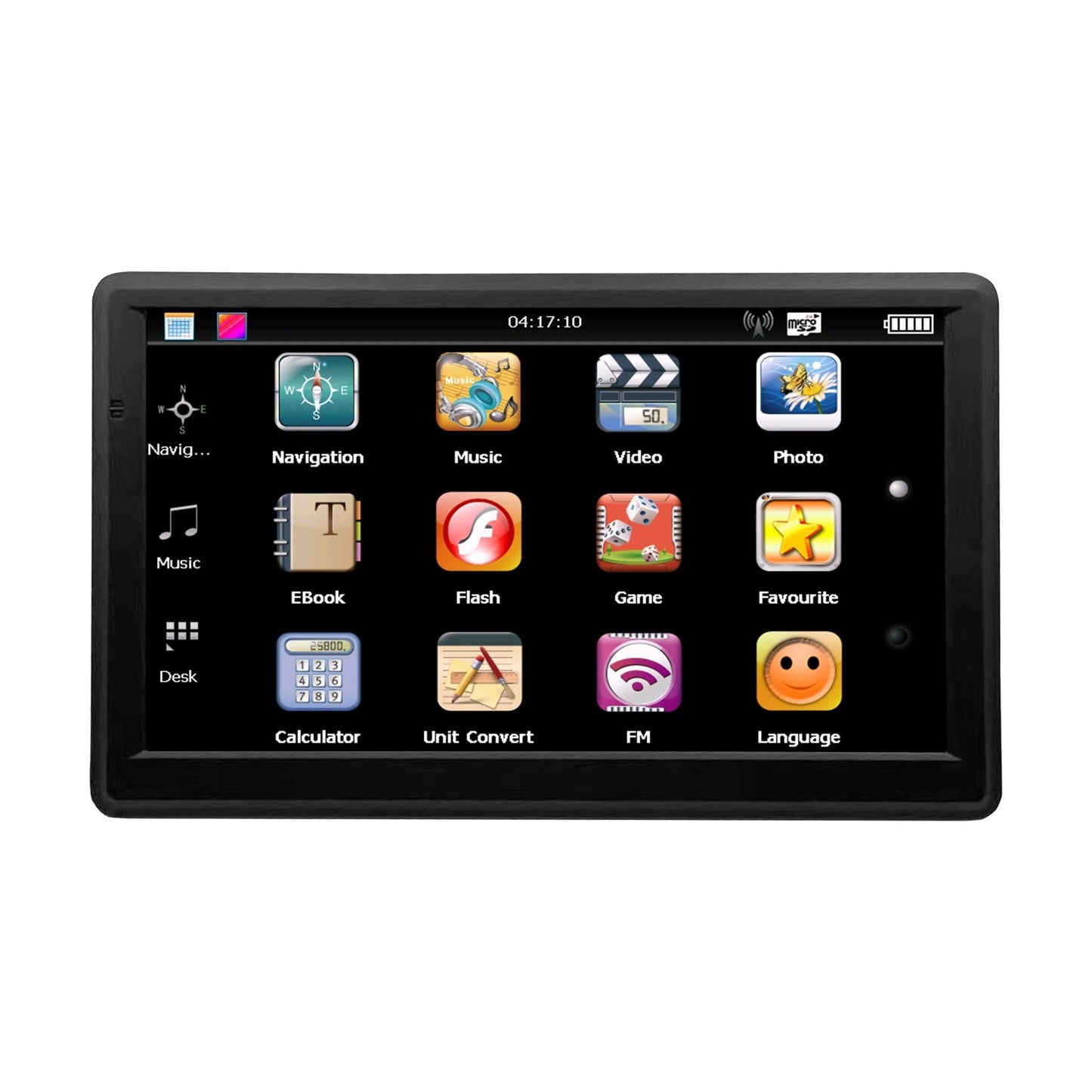 Sistema di Navigazione GPS da 7" per Auto e Camion con Traffico in Tempo Reale