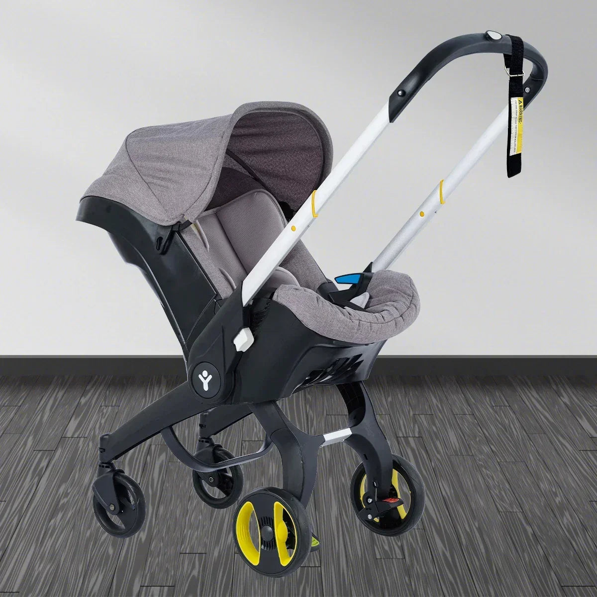 Sistema di viaggio 4 in 1 con passeggino e seggiolino auto per neonati