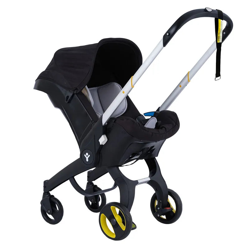 Sistema di viaggio 4 in 1 con passeggino e seggiolino auto per neonati
