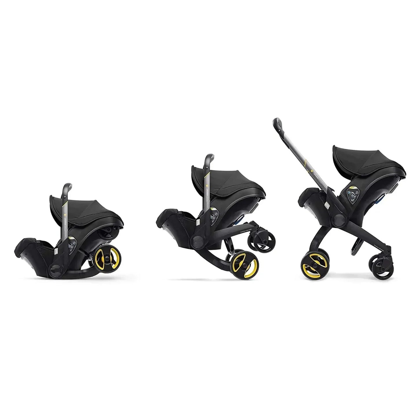 Sistema di viaggio 4 in 1 con passeggino e seggiolino auto per neonati