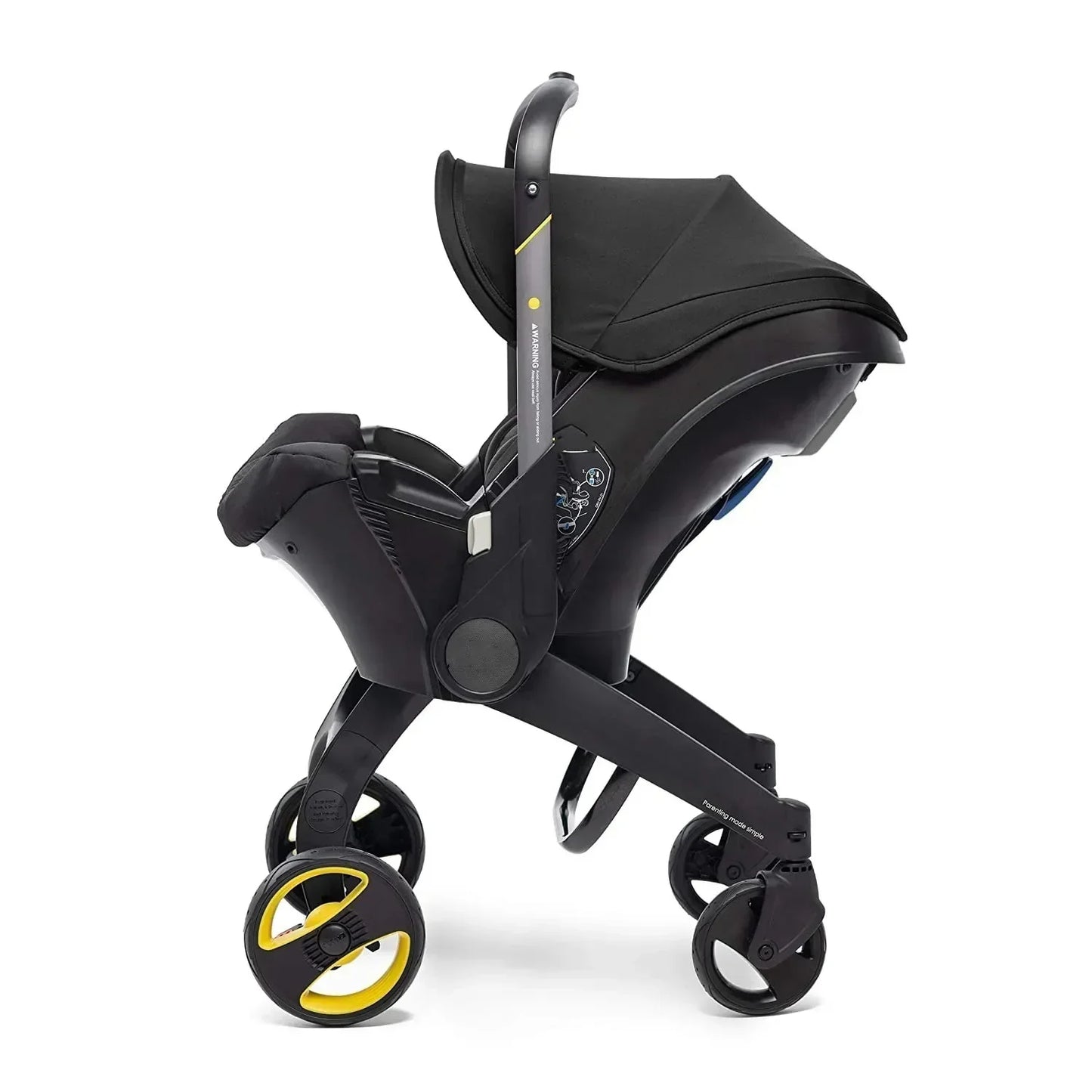 Sistema di viaggio 4 in 1 con passeggino e seggiolino auto per neonati