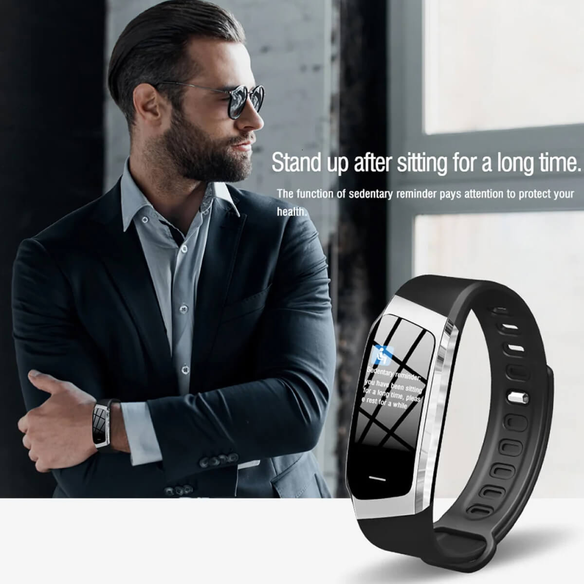 Smartwatch con misurazione della pressione sanguigna e della frequenza cardiaca