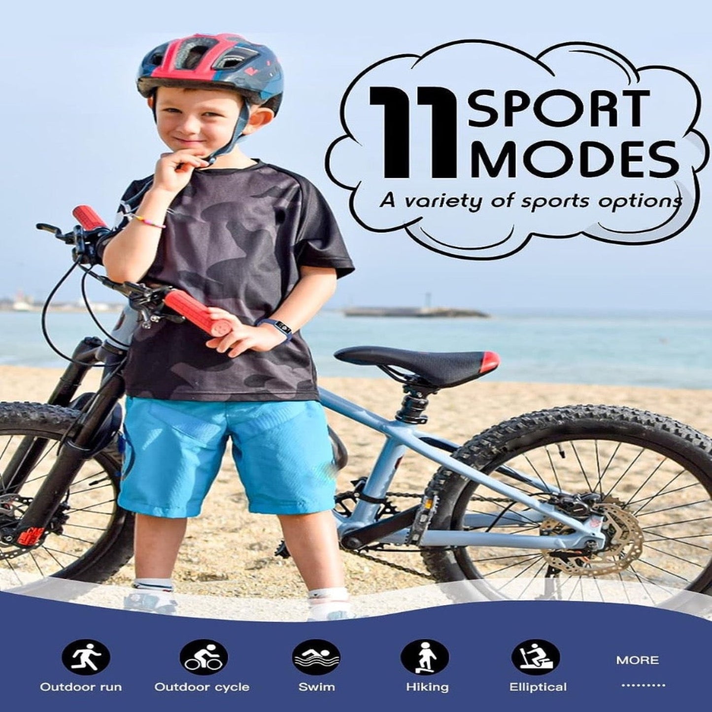 Smartwatch da bambini con GPS, monitoraggio della forma fisica e funzioni sanitarie