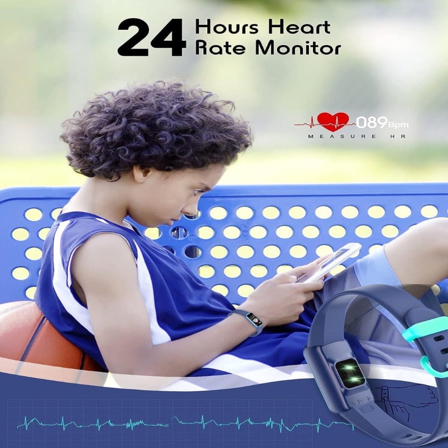 Smartwatch da bambini con GPS, monitoraggio della forma fisica e funzioni sanitarie