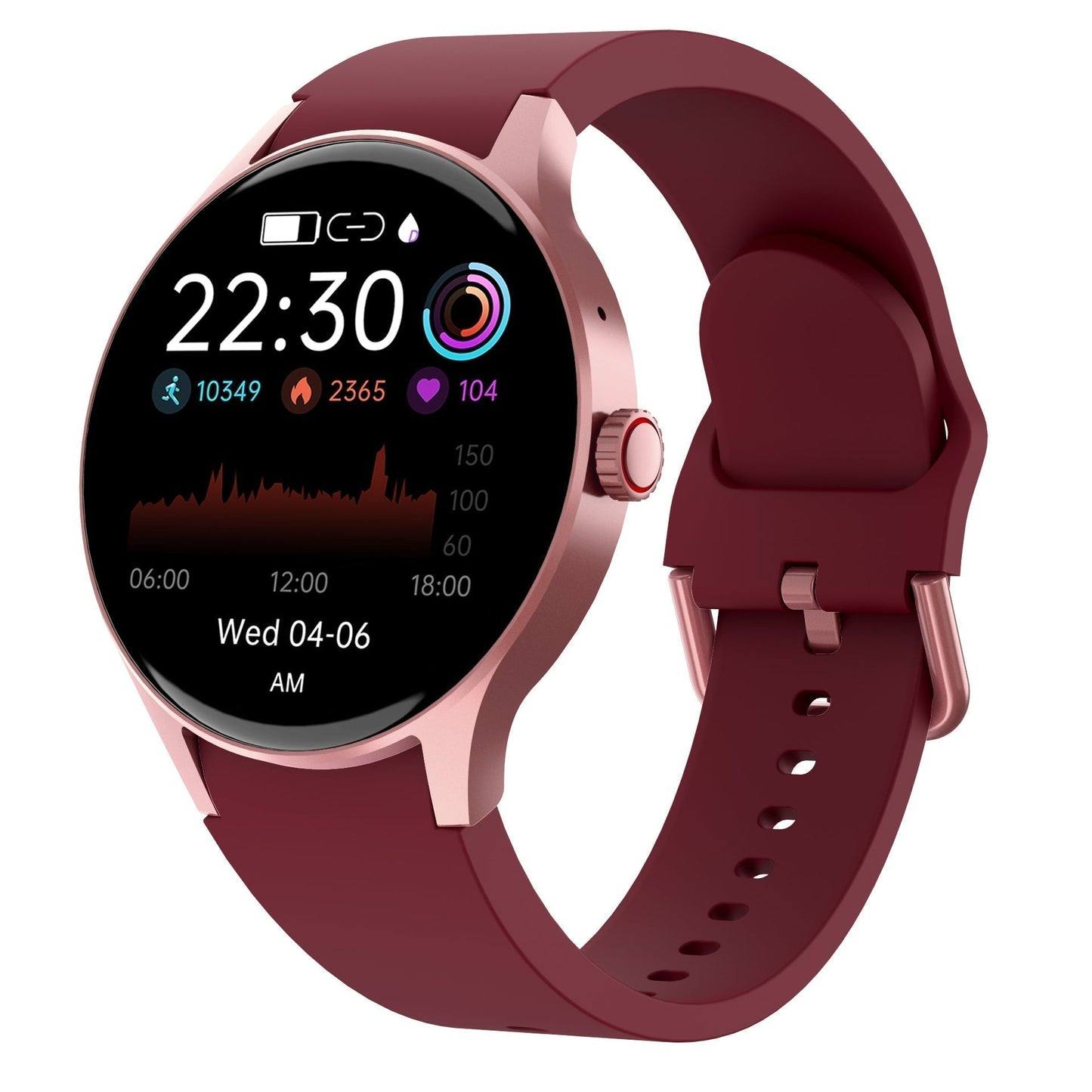 Smartwatch impermeabile con misurazione della glicemia, della pressione sanguigna, dell'ossigeno nel sangue e monitoraggio del sonno
