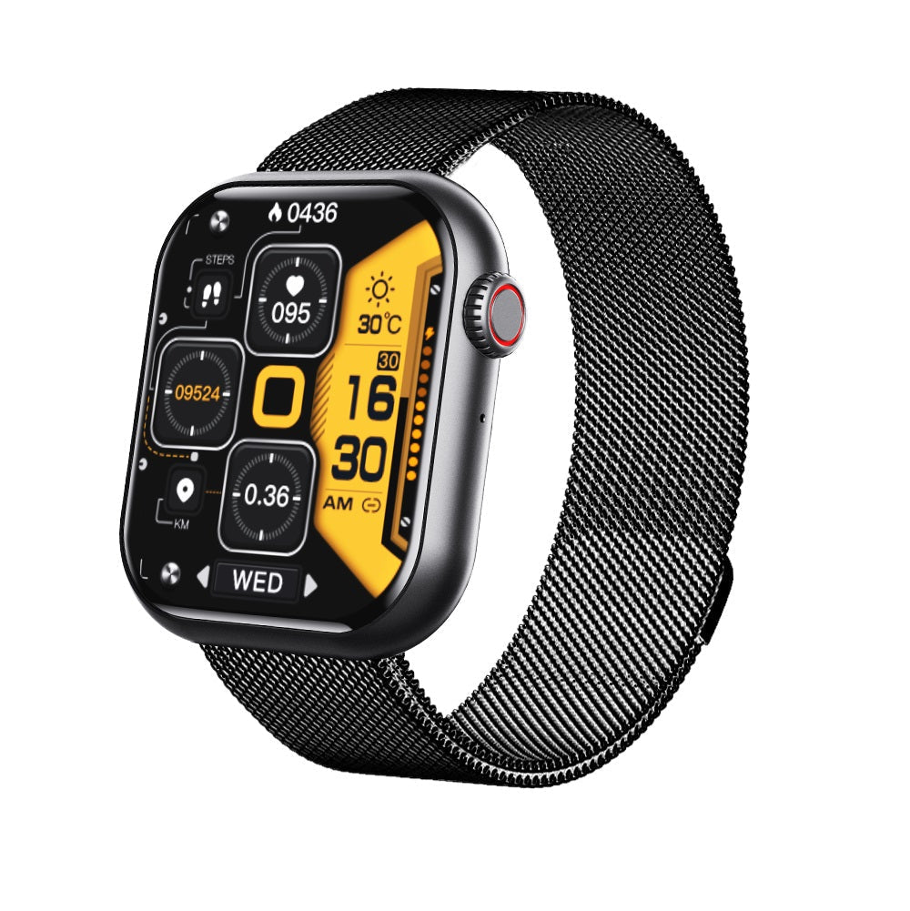 Smartwatch impermeabile con misurazione della glicemia, della pressione sanguigna, dell'ossigeno nel sangue e monitoraggio del sonno