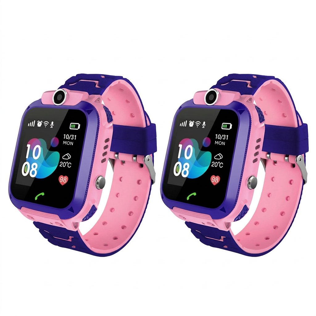 Smartwatch per bambini con GPS, fotocamera, chiamate e pulsante SOS