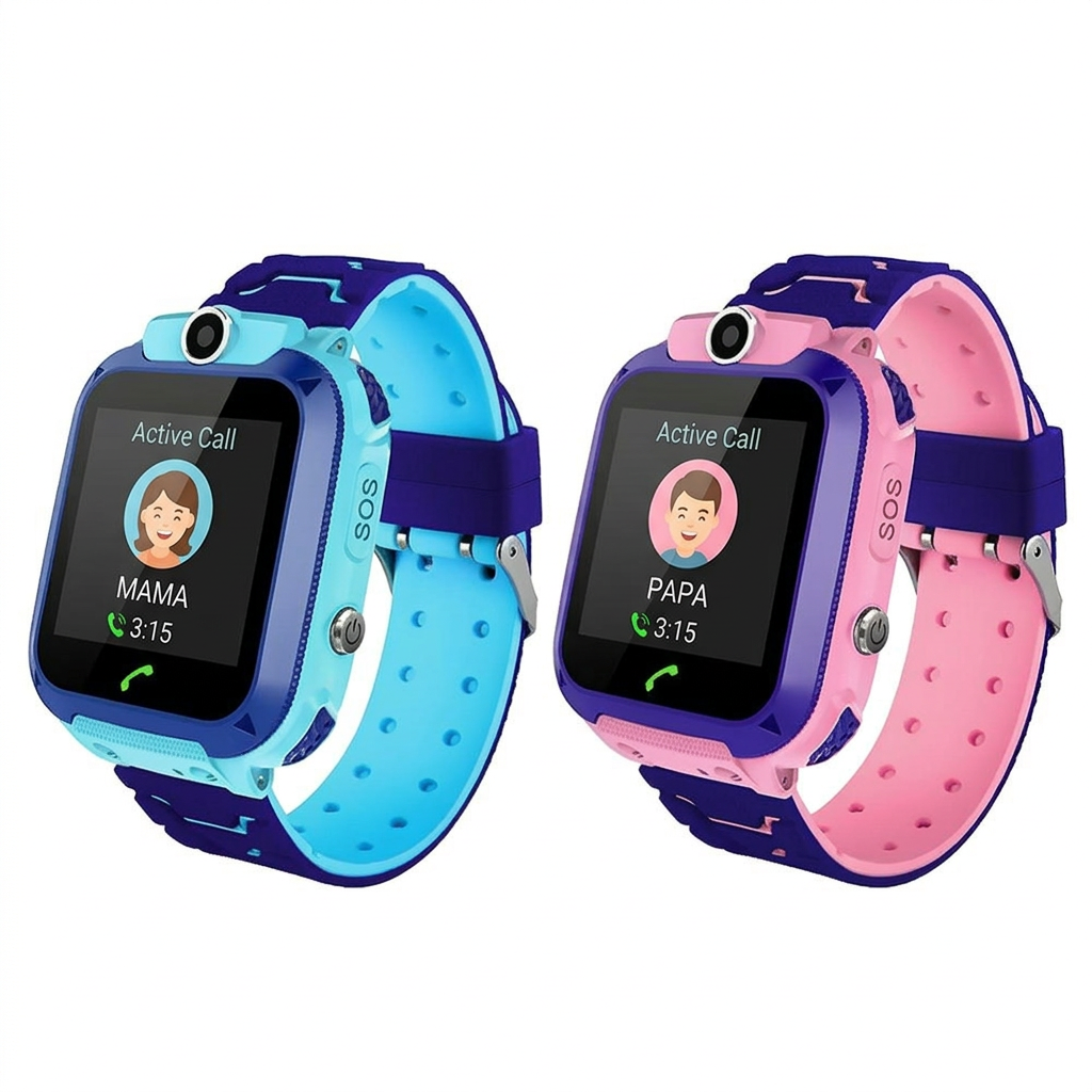 Smartwatch per bambini con GPS, fotocamera, chiamate e pulsante SOS