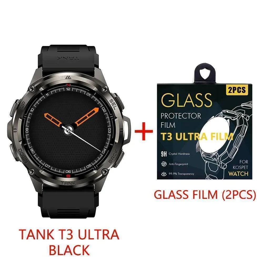 Smartwatch T3 Ultra GPS AMOLED - Fitness tracker ultra-resistente