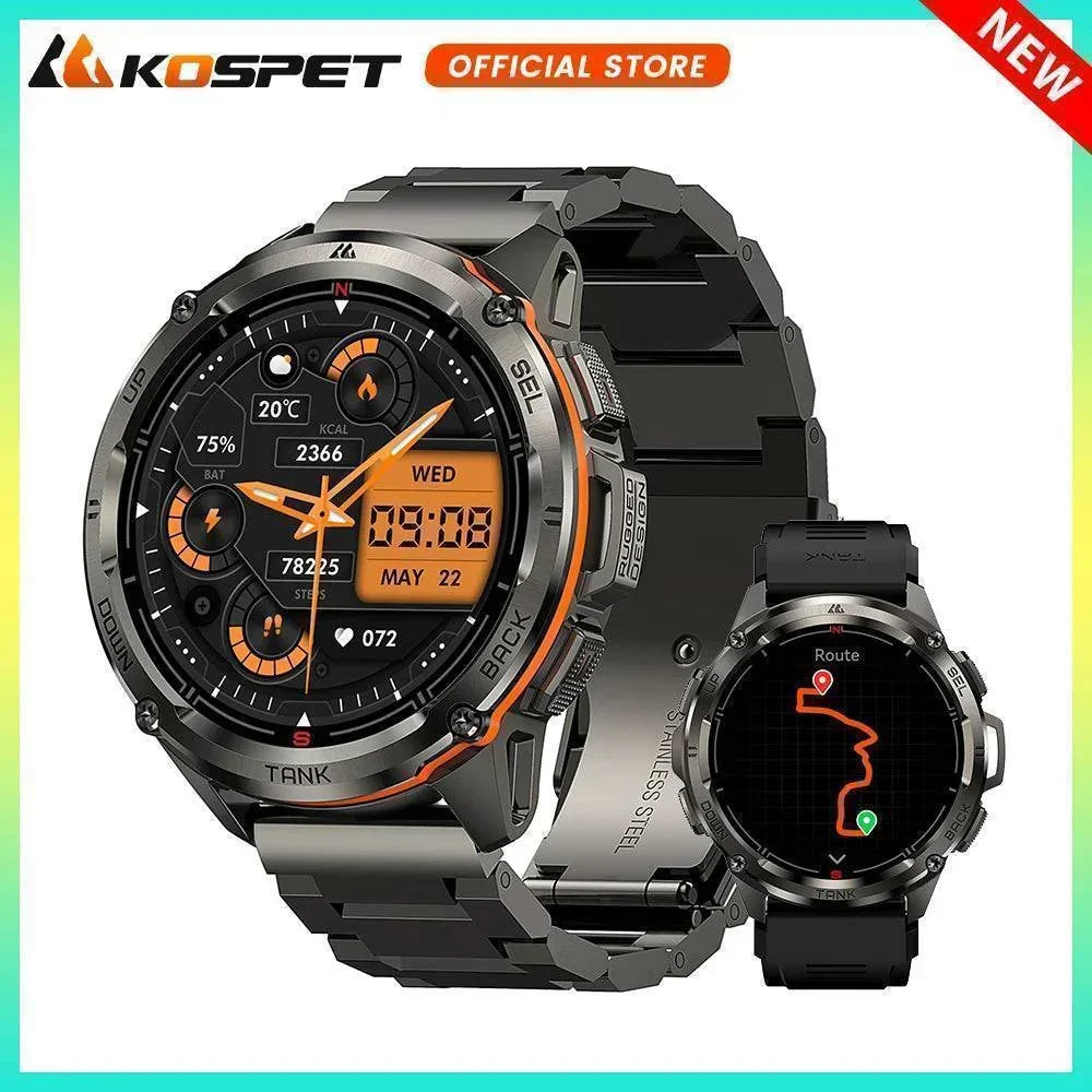 Smartwatch T3 Ultra GPS AMOLED - Fitness tracker ultra-resistente