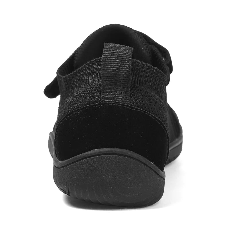 Sneakers Barefoot per Bambini con Pianta Larga e Chiusura Pratica in Velcro