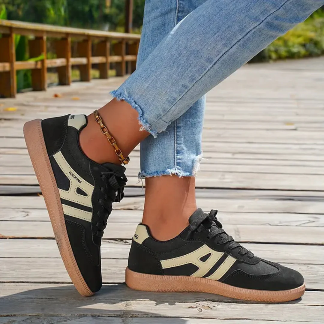Sneakers Casual da Donna Retrò con Stringhe