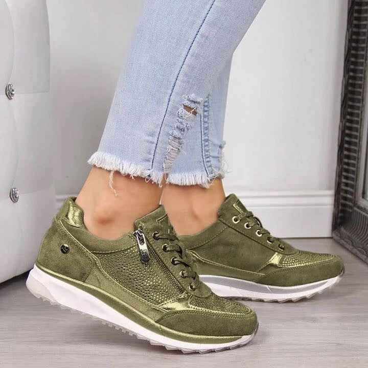 Sneakers comode con cerniera