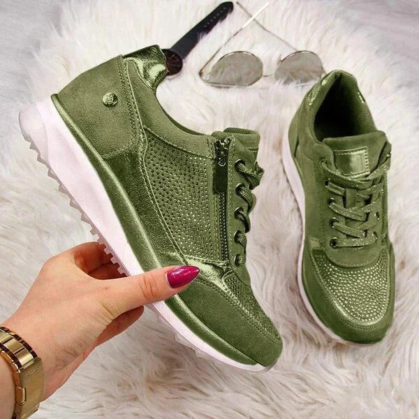 Sneakers comode con cerniera