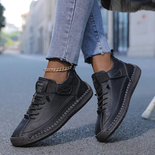 Sneakers da Donna con Suola Ortopedica e Inserti Elastici