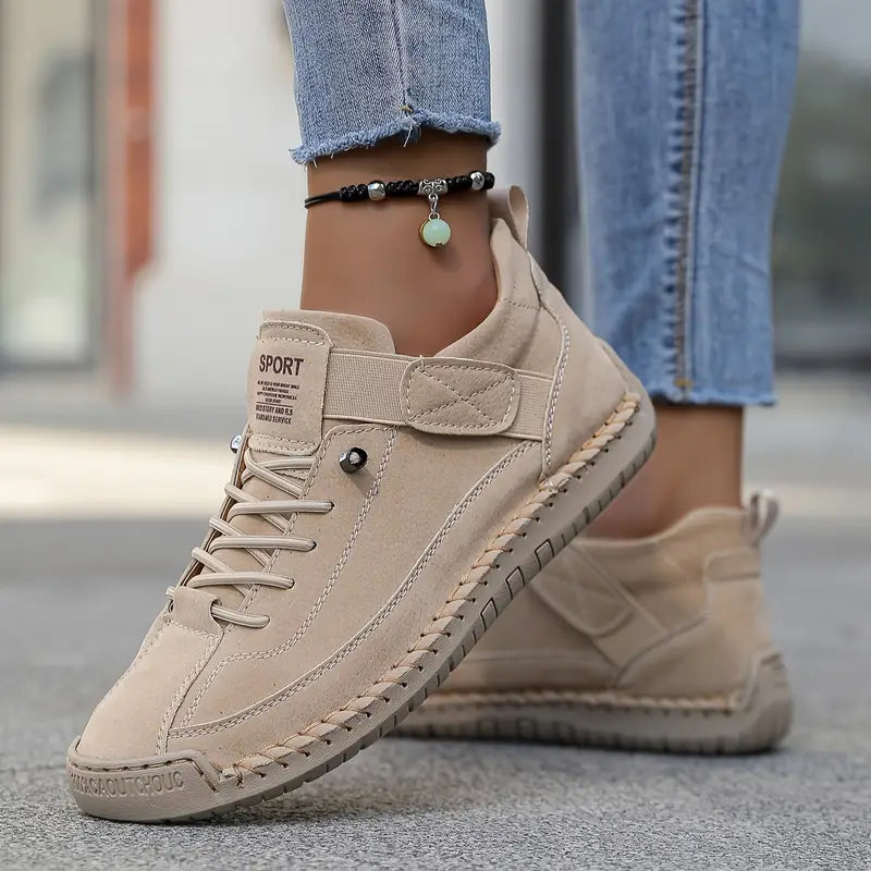 Sneakers da Donna con Suola Ortopedica e Inserti Elastici