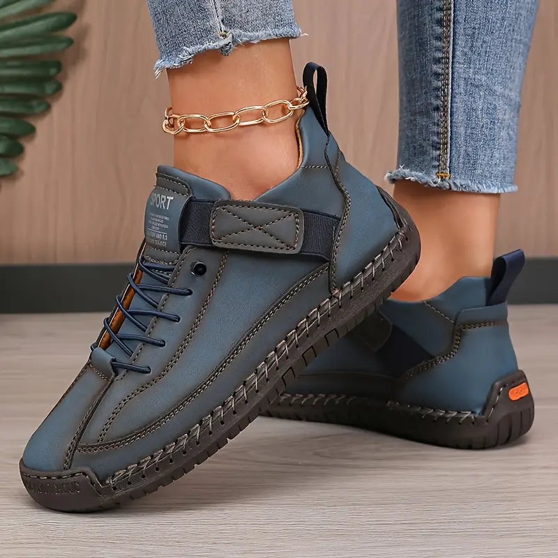 Sneakers da Donna con Suola Ortopedica e Inserti Elastici
