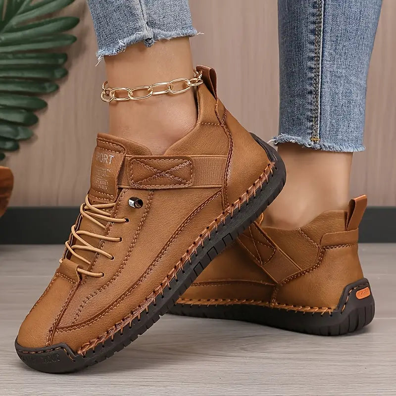 Sneakers da Donna con Suola Ortopedica e Inserti Elastici