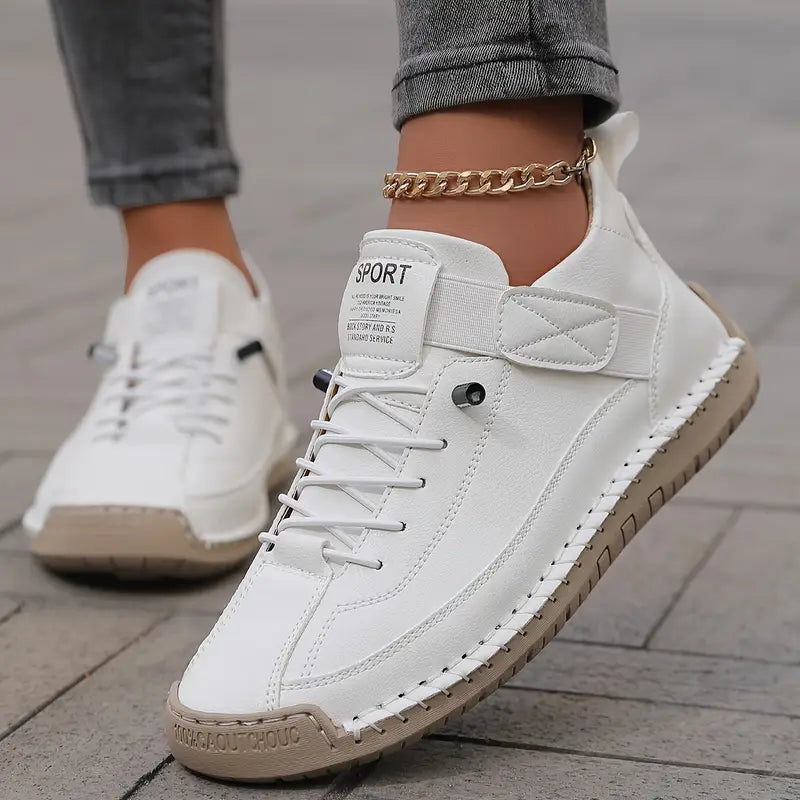 Sneakers da Donna con Suola Ortopedica e Inserti Elastici
