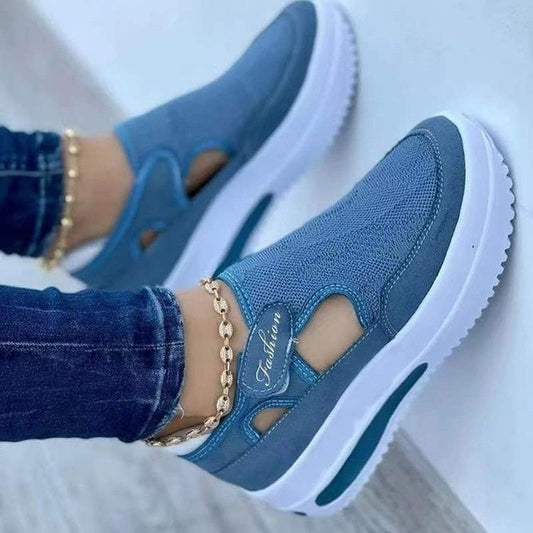 Sneakers da donna traspiranti in mesh
