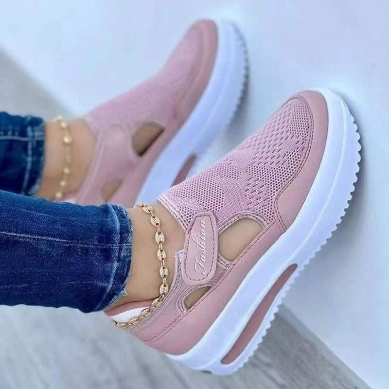 Sneakers da donna traspiranti in mesh