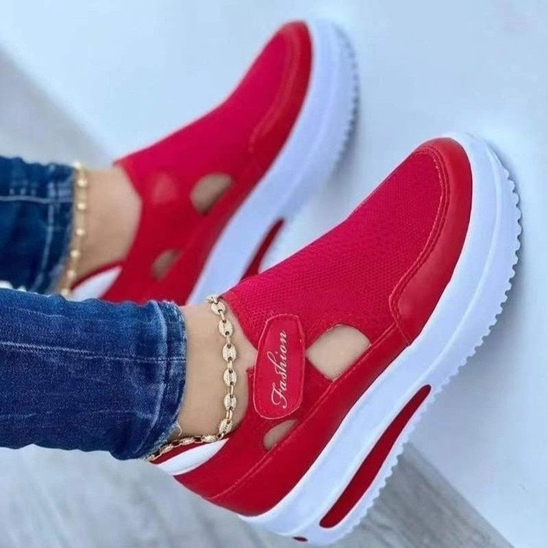 Sneakers da donna traspiranti in mesh