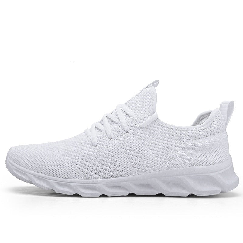 Sneakers da uomo in mesh traspirante
