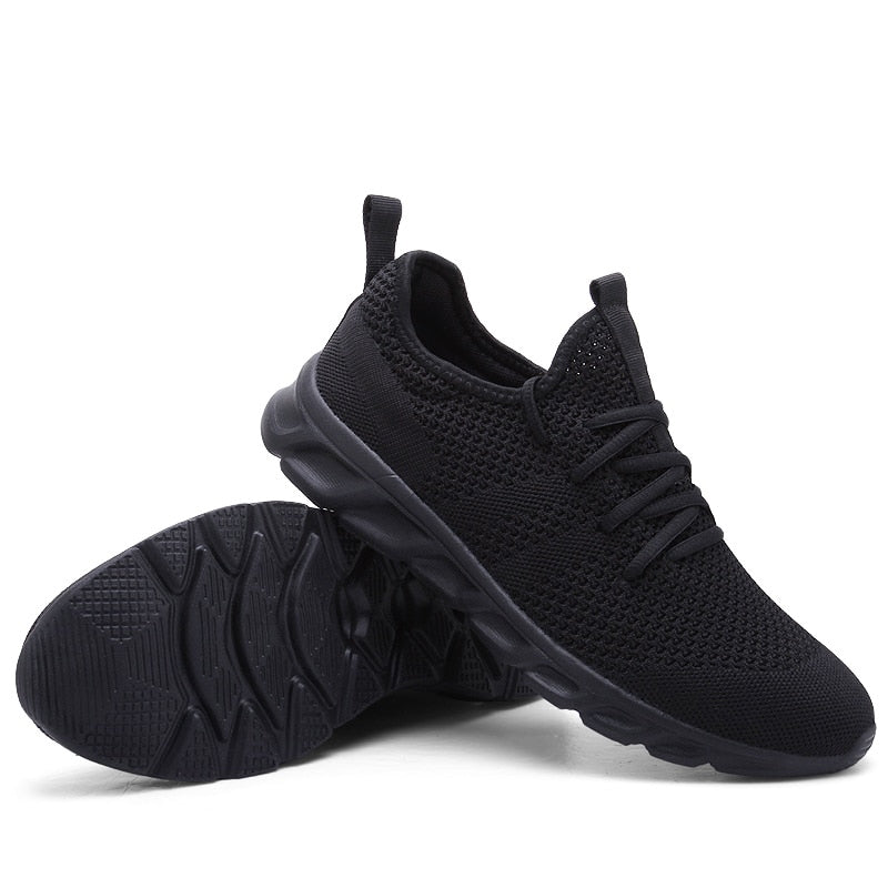 Sneakers da uomo in mesh traspirante