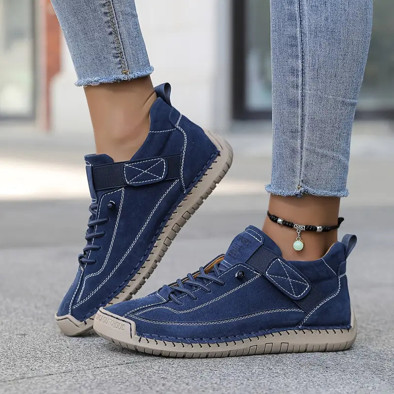 Sneakers ortopediche da donna con cuciture decorative