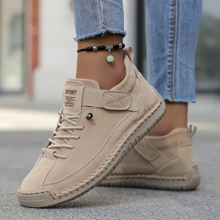 Sneakers ortopediche da donna con cuciture decorative