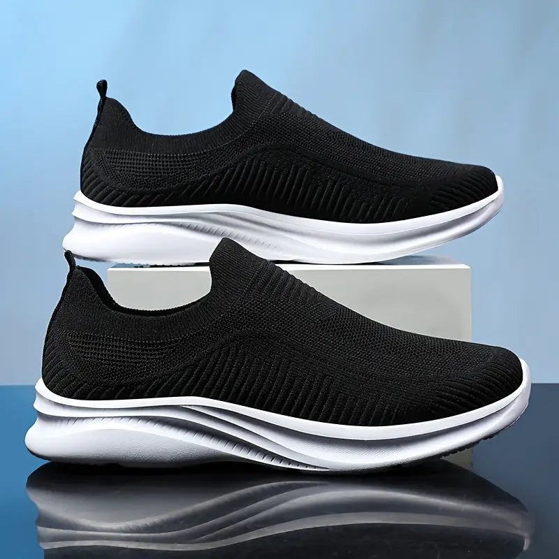Sneakers Slip-On da Uomo con Tomaia Traspirante